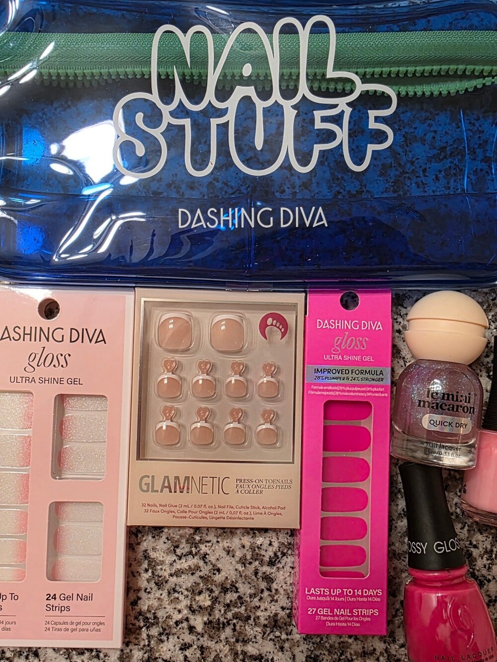 Dashing Diva Nail Kit Macaron Orly Glossy Glamnetics